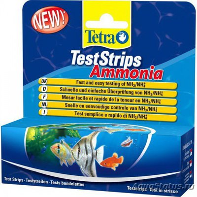 Tetra TestStrips Ammonia (Тетра тесты-полоски на аммиак) отзывы