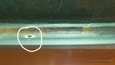 Качество швов в аквариуме