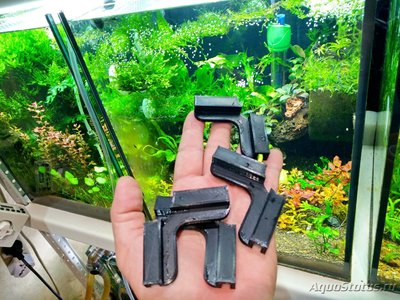 Держатели и уголки для покрывного стекла аквариума самодельные