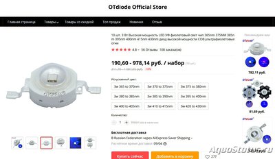 Ультрафиолетовые светодиоды