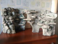 Самодельный фон для аквариума