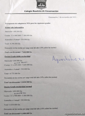 Школы в Парагвае