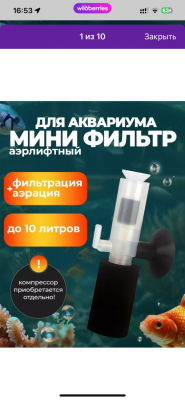 Микро аквариум на 4,5 литра (lera.f)