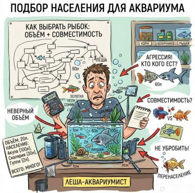 Фото Подбор населения для аквариума (photo#158354)