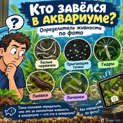 Фото Кто завёлся в аквариуме: определитель живности по фото (photo#158756)