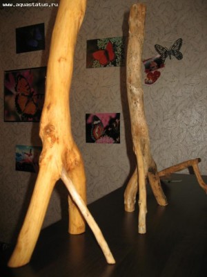 Коряга в аквариуме