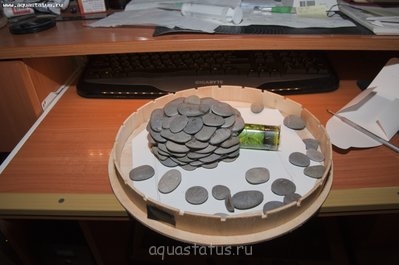 Фото Самодельный грот из камней для аквариума (photo#37819)