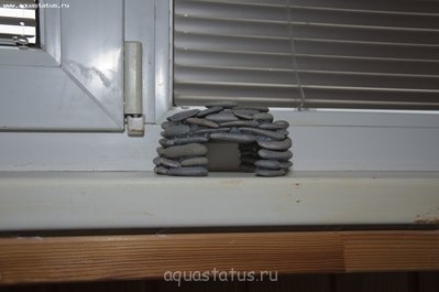 Фото Самодельный грот из камней для аквариума (photo#37821)