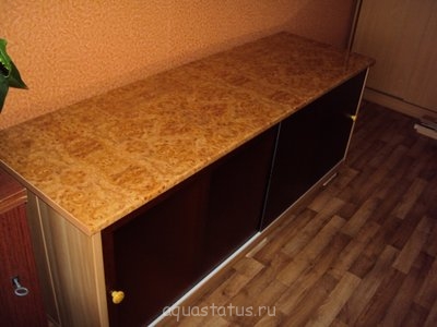 Фото Самодельная тумба под аквариум (photo#41124)
