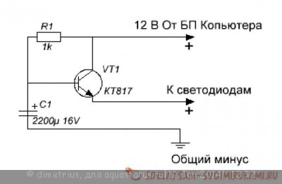 Светодиодное освещение аквариума