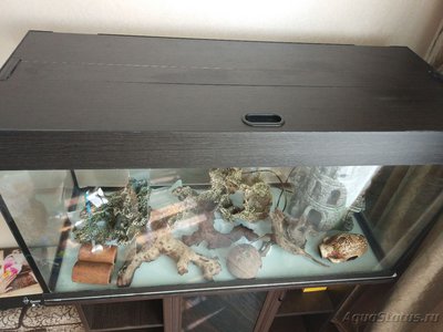 Продам аквариум Aquaplus П-200 LUX + тумба + оборудование (Москва)